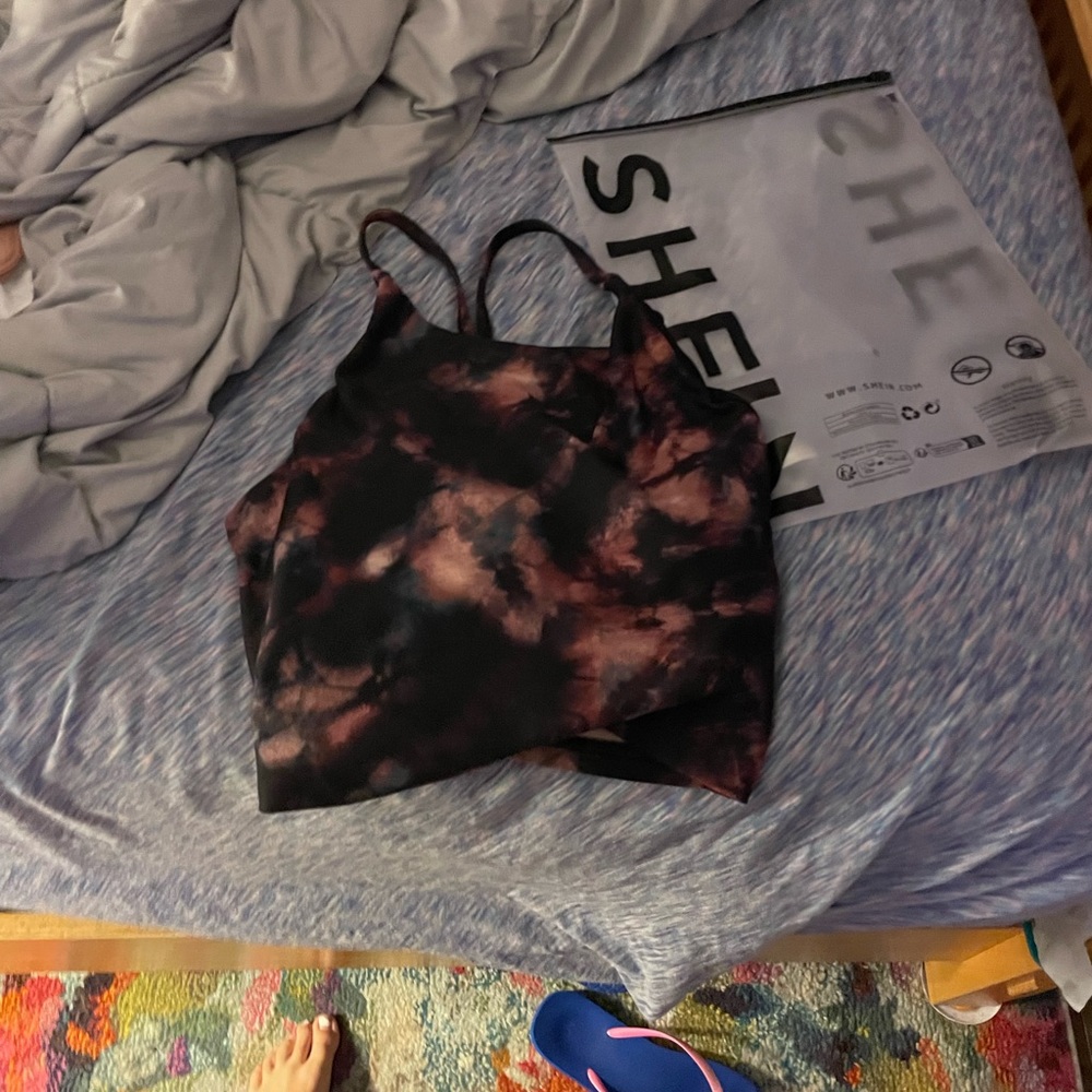 Crop top purple large